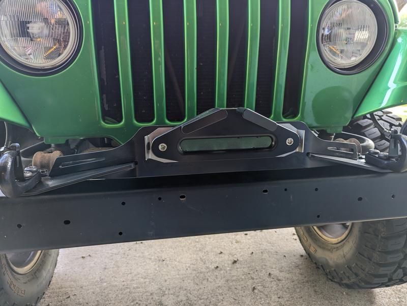 wrg fairlead license plate mount